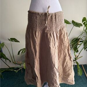 Elegant Tan Skirt for Women